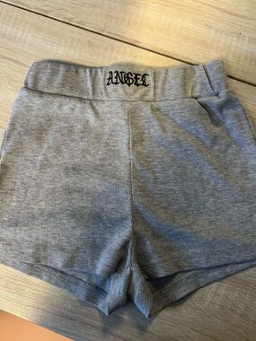 SHEIN Gray Ribbed Athletic Lounge Shorts